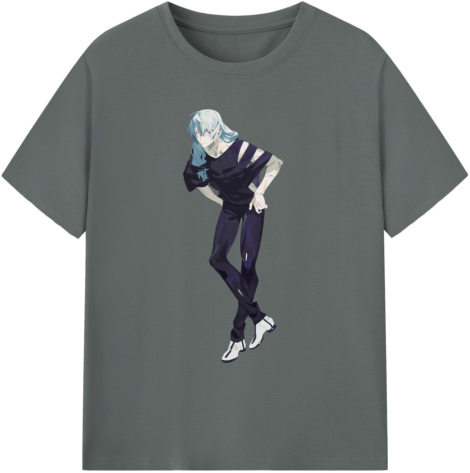（画像用） 呪術廻戦 Jujutsu Kaisen 綿100％ メンズ半袖Tシャツ｜肌触りやわらか＆通気性